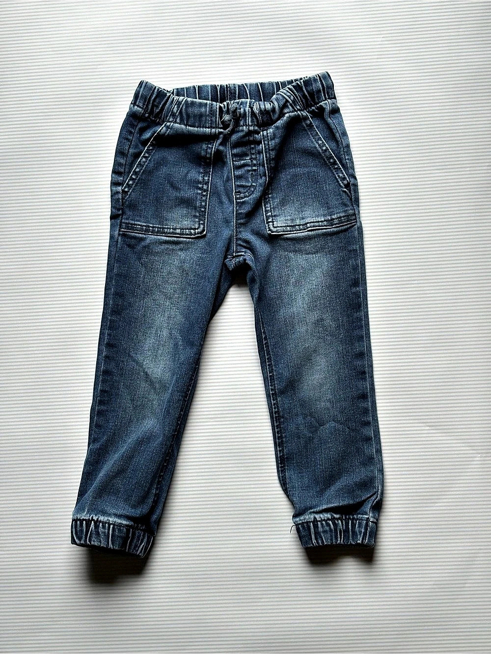 Cat & Jack Toddler Boys Denim Pull-On Jogger Pants Blue 3T
